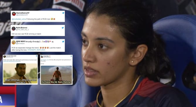 "Mhari chhoriya chhoro see kam hain ke!" - Fans troll RCB for hat-trick of losses in WPL 2023