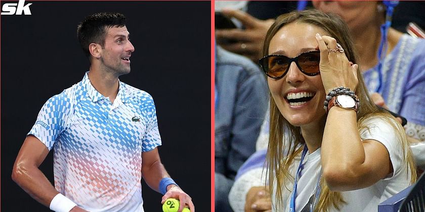 Novak Djokovic's wife Jelena reacts to Serbian's 'secret gesture' about  impending Australian Open heroics after Adelaide International 1 triumph