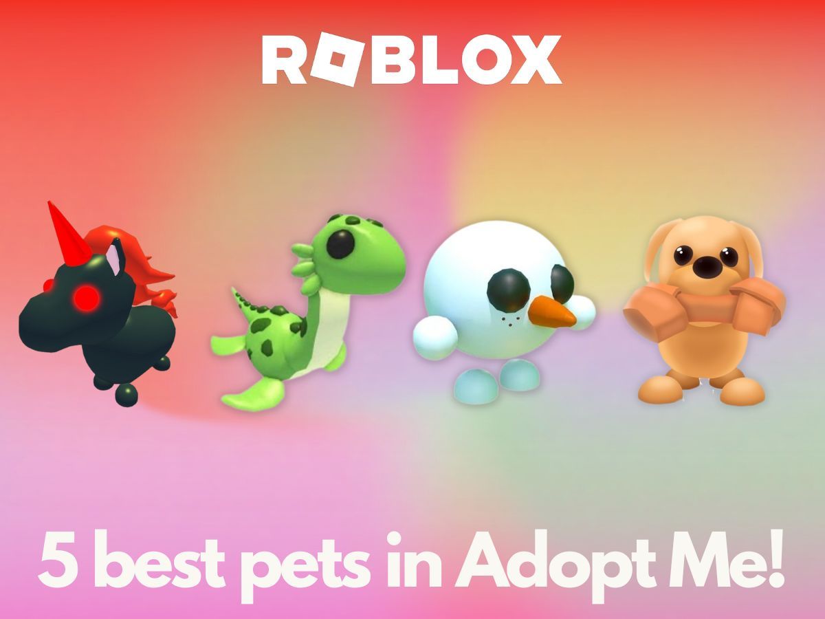 Top 5 rarest pets in Roblox Adopt Me!