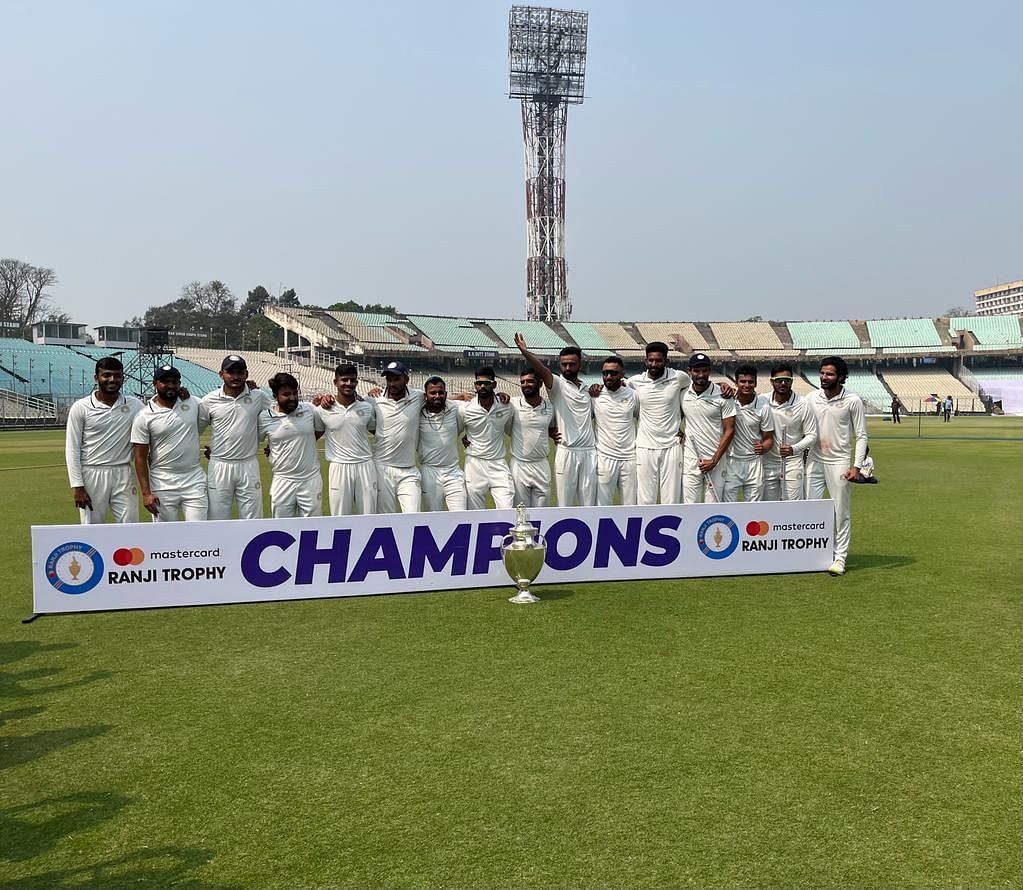 Saurashtra won the 2022/23 Ranji Trophy after beating Bengal by 9 wickets [Credits: Srinjoy Sanyal]