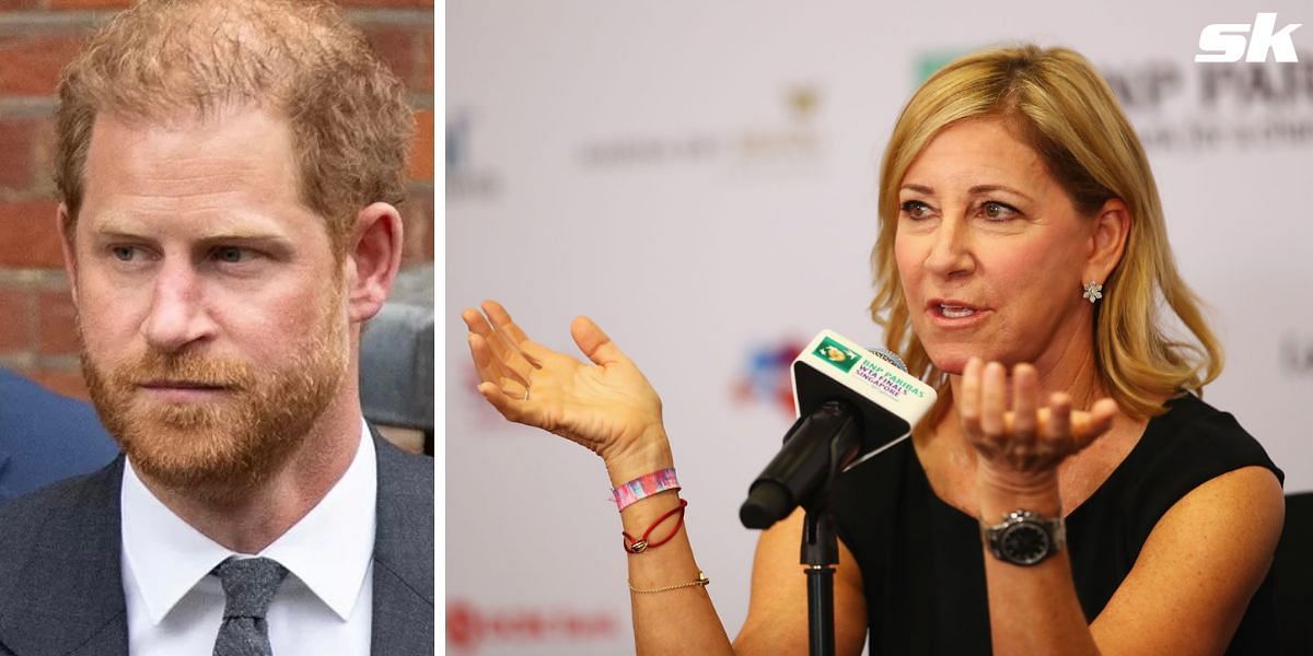 Chris Evert concurs with Prince Harry