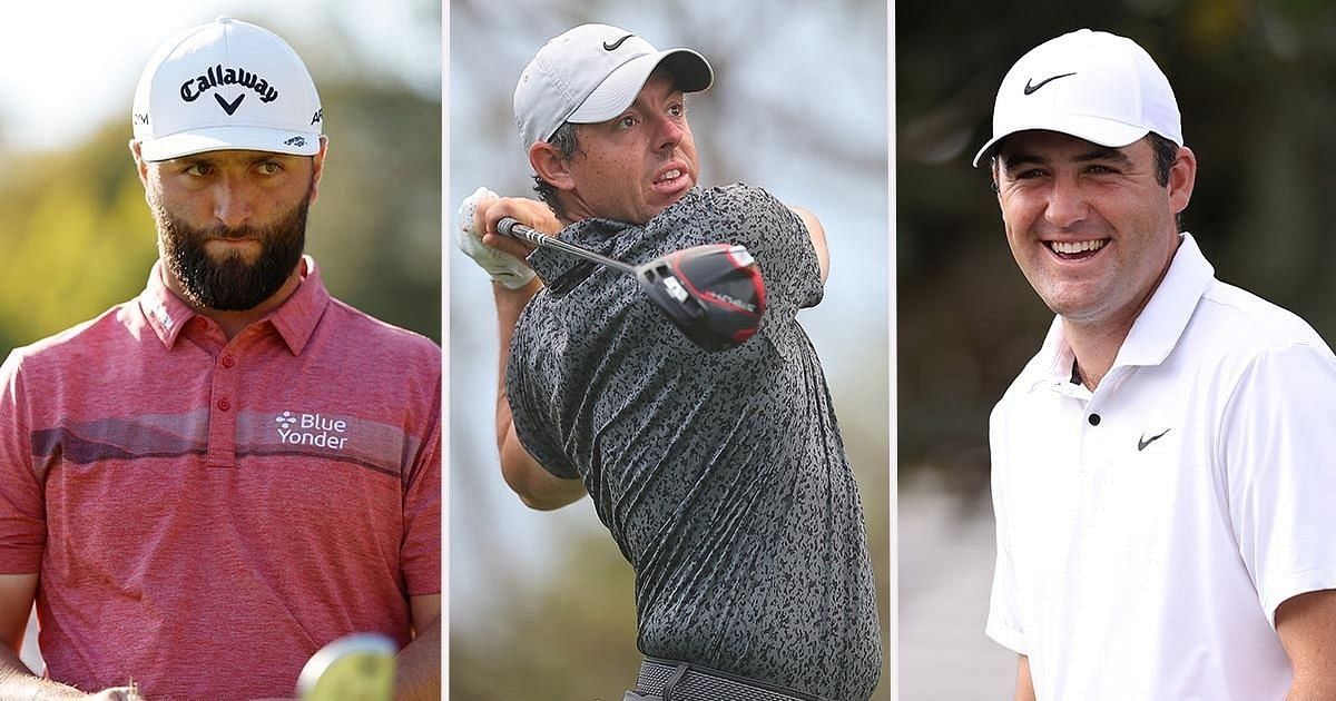 Jon Rahm, Rory McIlroy and Scottie Scheffler (Image via Flipboard)