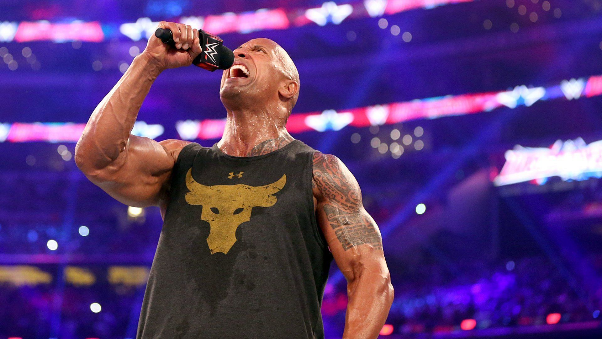 The Rock at WrestleMania