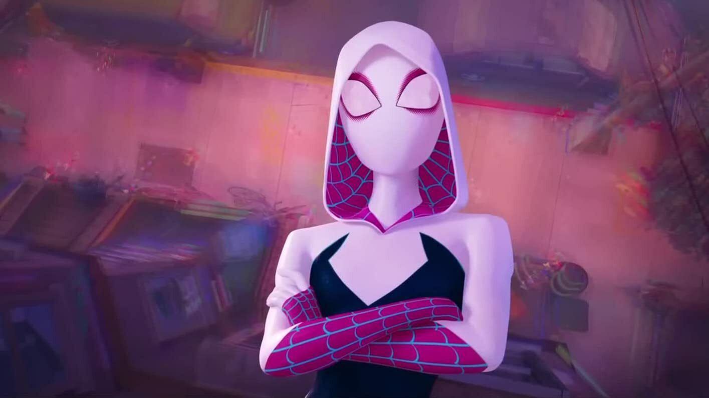 In an alternate universe where Gwen Stacy was bitten by a radioactive spider, she becomes the Spider-Woman known as Spider-Gwen (Image via Sony Pictures)
