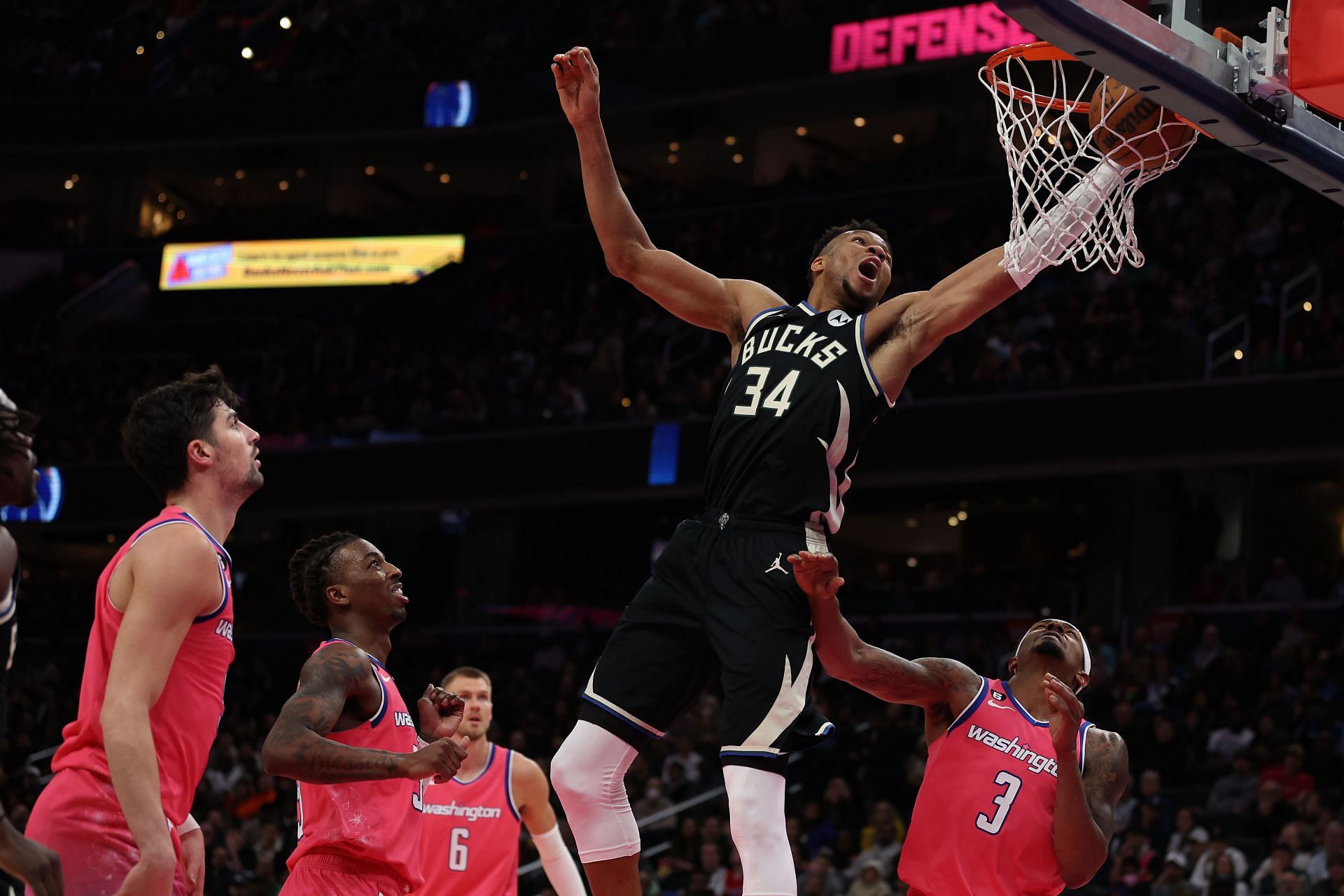 Milwaukee Bucks v Washington Wizards