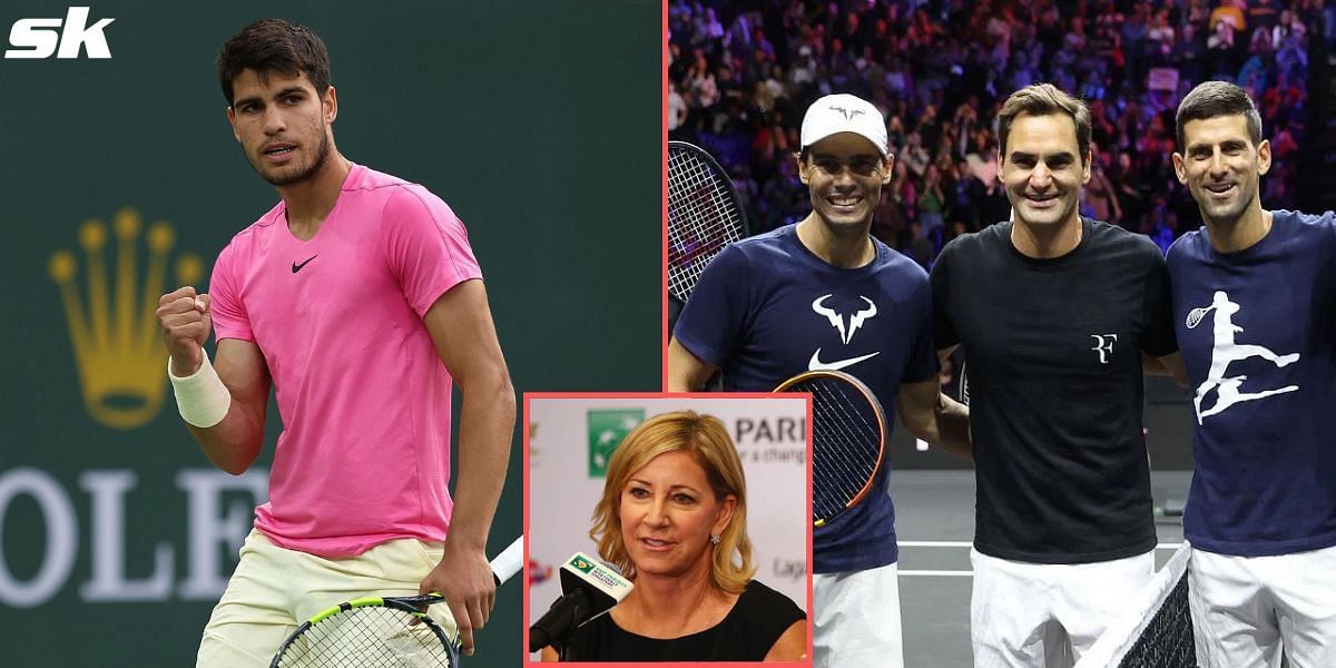 Chris Evert hails Carlos Alcaraz in comparison with the Big 3.