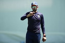 Keshav Maharaj suffers freak injury in 2nd SA vs WI Test, heads for scan after being stretchered off the field