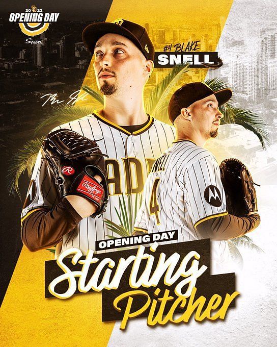 Blake Snell on X: Opening Day let's go be great @Padres 🤞🏻   / X