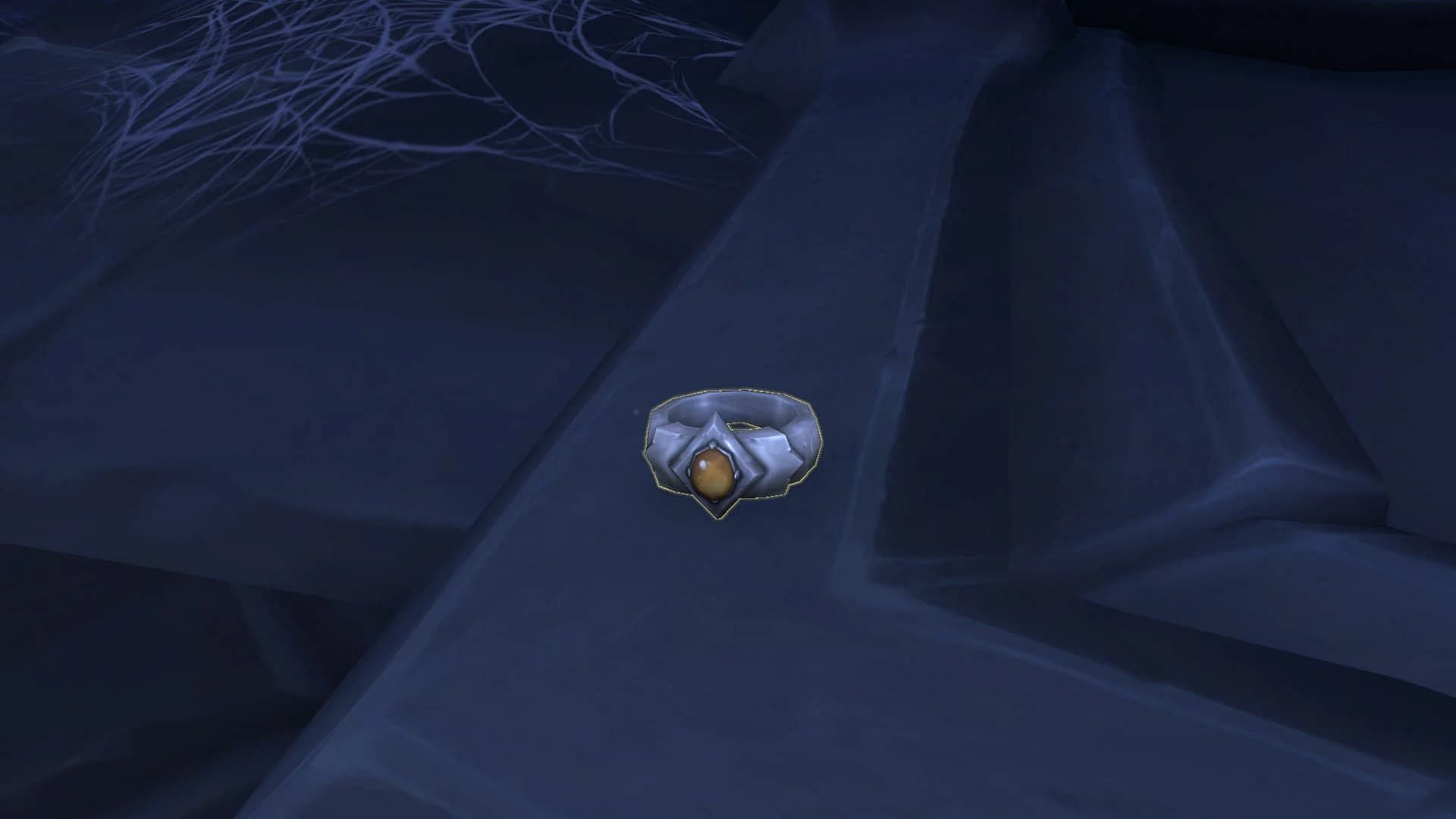 You need to pick up this ring to start The Forgotten Ring quest in World of Warcraft: Dragonflight (Image via Blizzard)