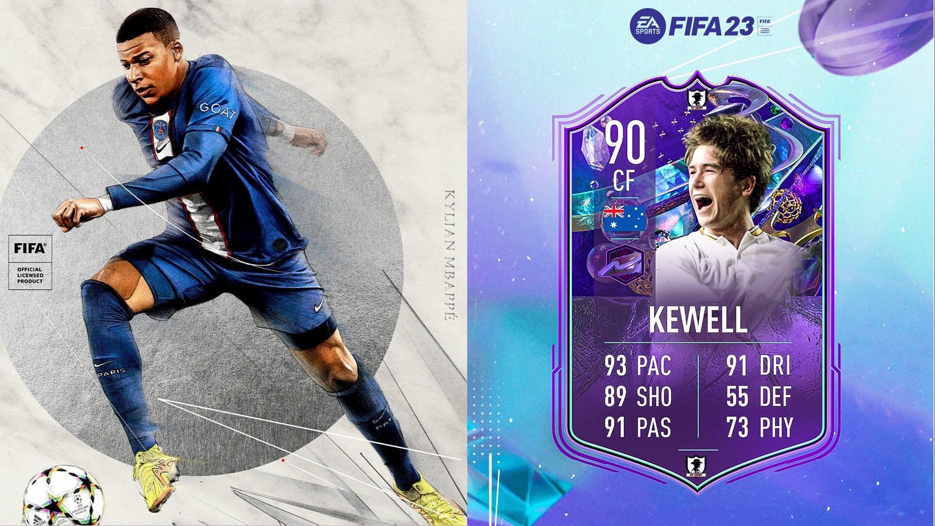 Harry Kewell&rsquo;s rumored Fantasy FUT card in FIFA 23 could have some really strong stats (Images via EA Sports, Twitter/FUT Sheriff)