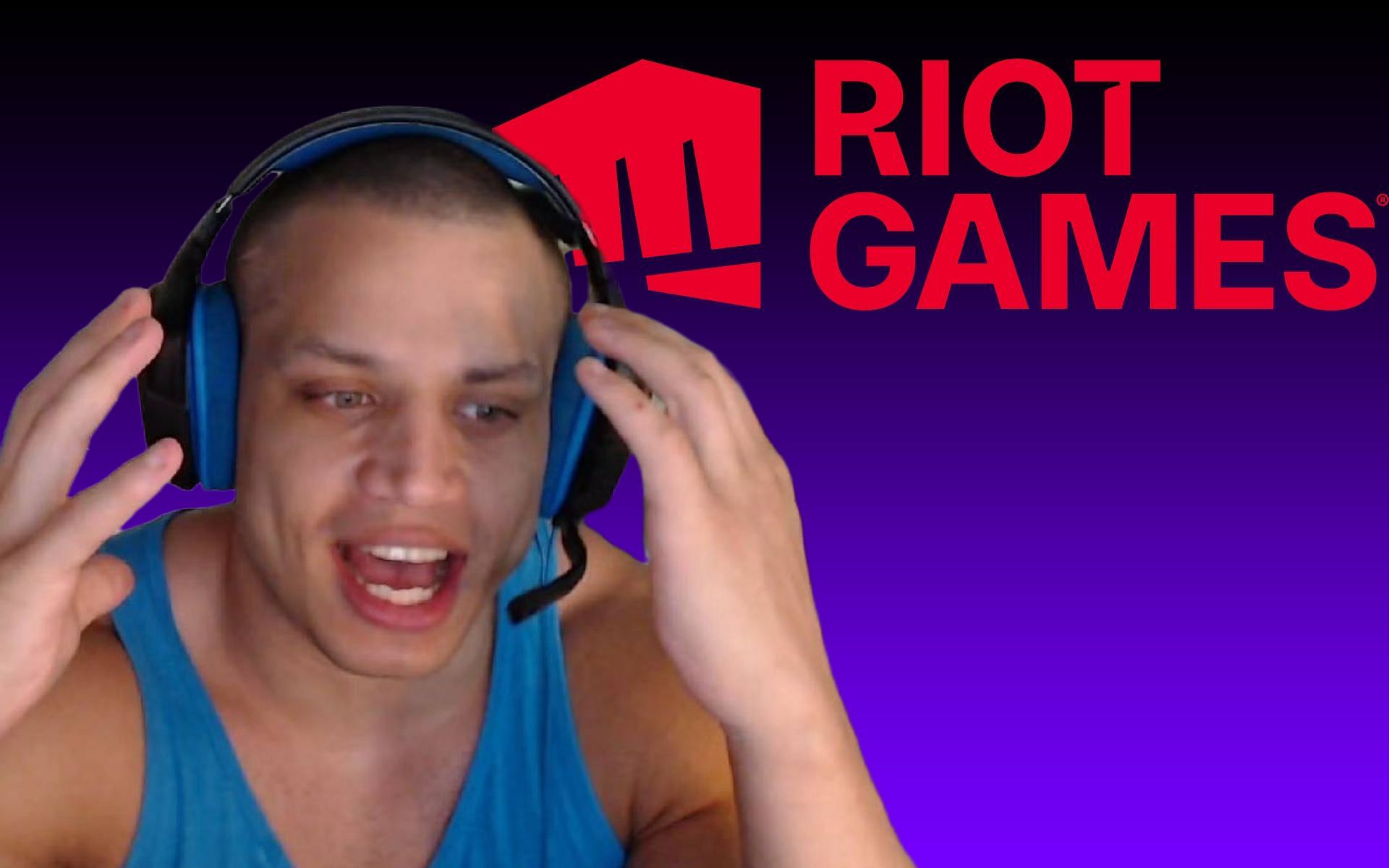 Tyler1 rants about Riot Games (Image via Sportskeeda)
