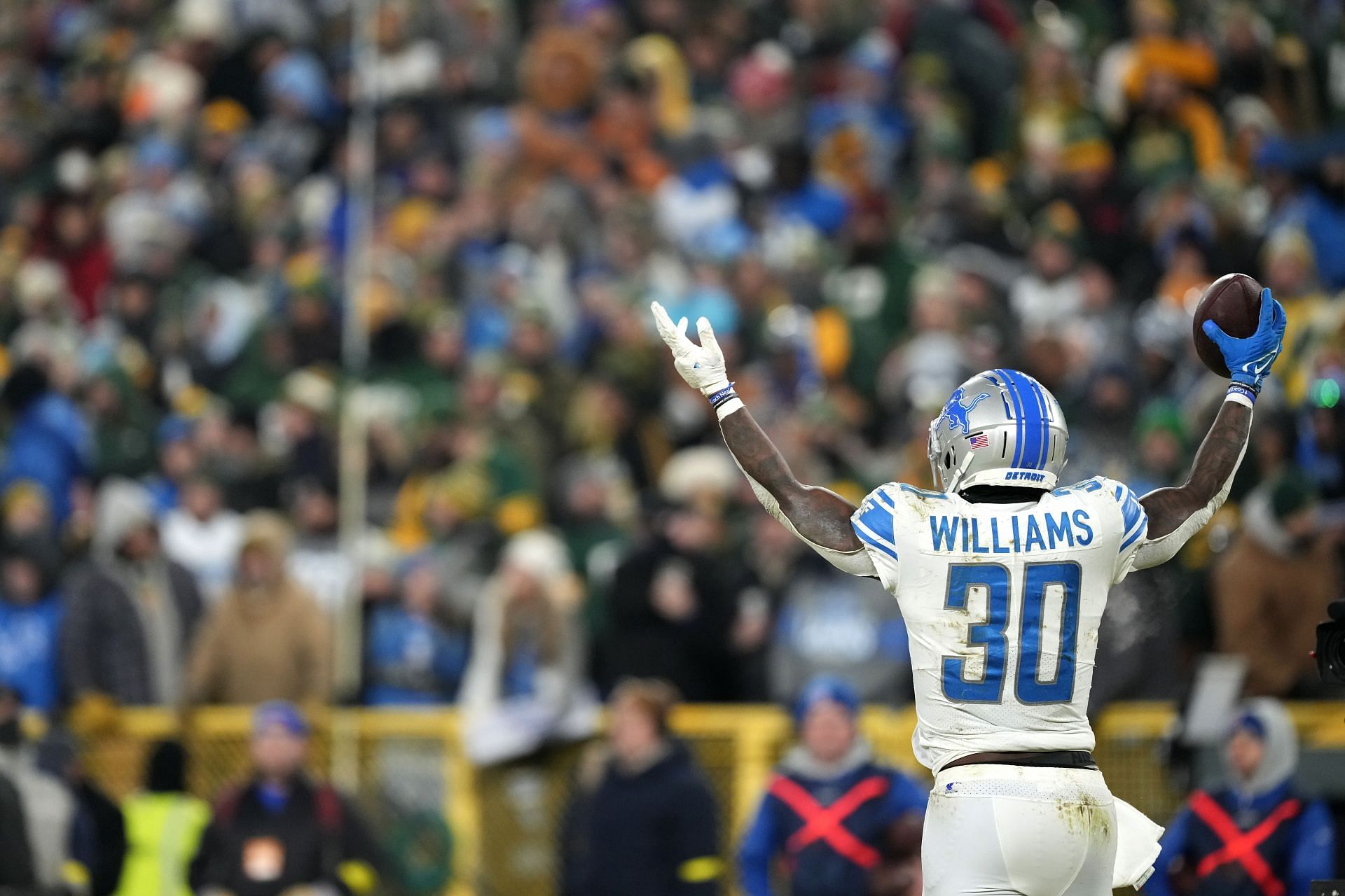 Jamaal Williams Detroit Lions v Green Bay Packers
