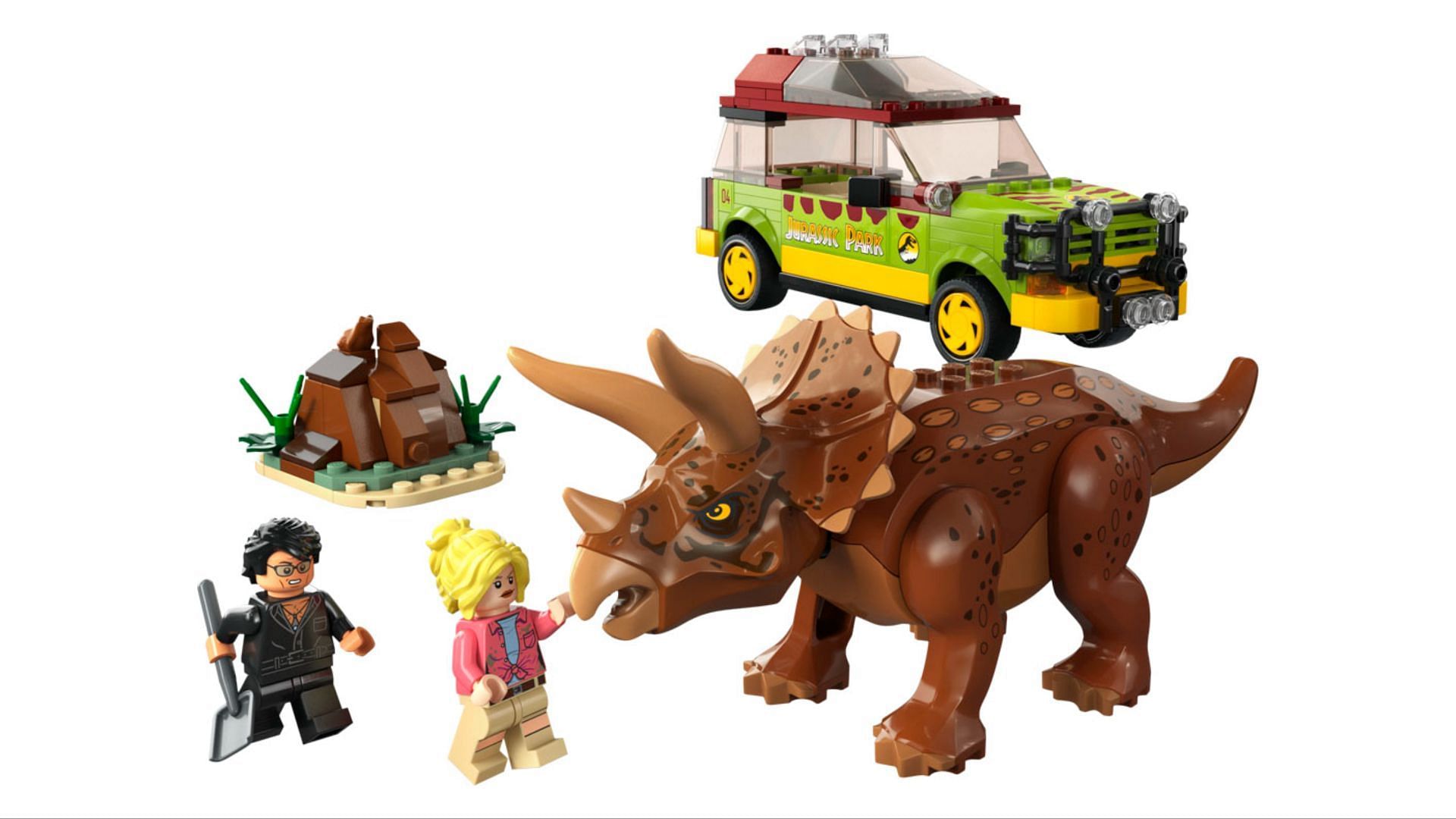 Jurassic Park Triceratops Research set (Image via LEGO)