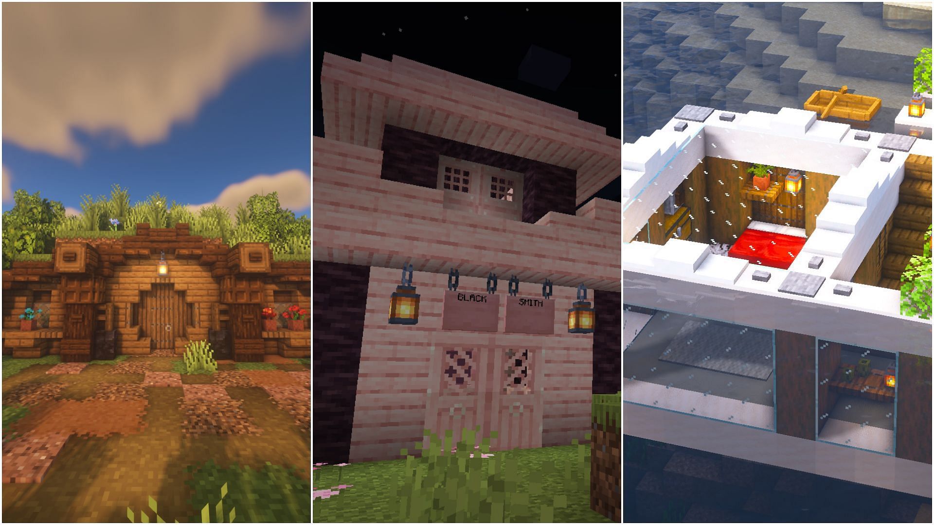 There are several kinds of builds beginners can construct in Minecraft (Image via Sportskeeda)