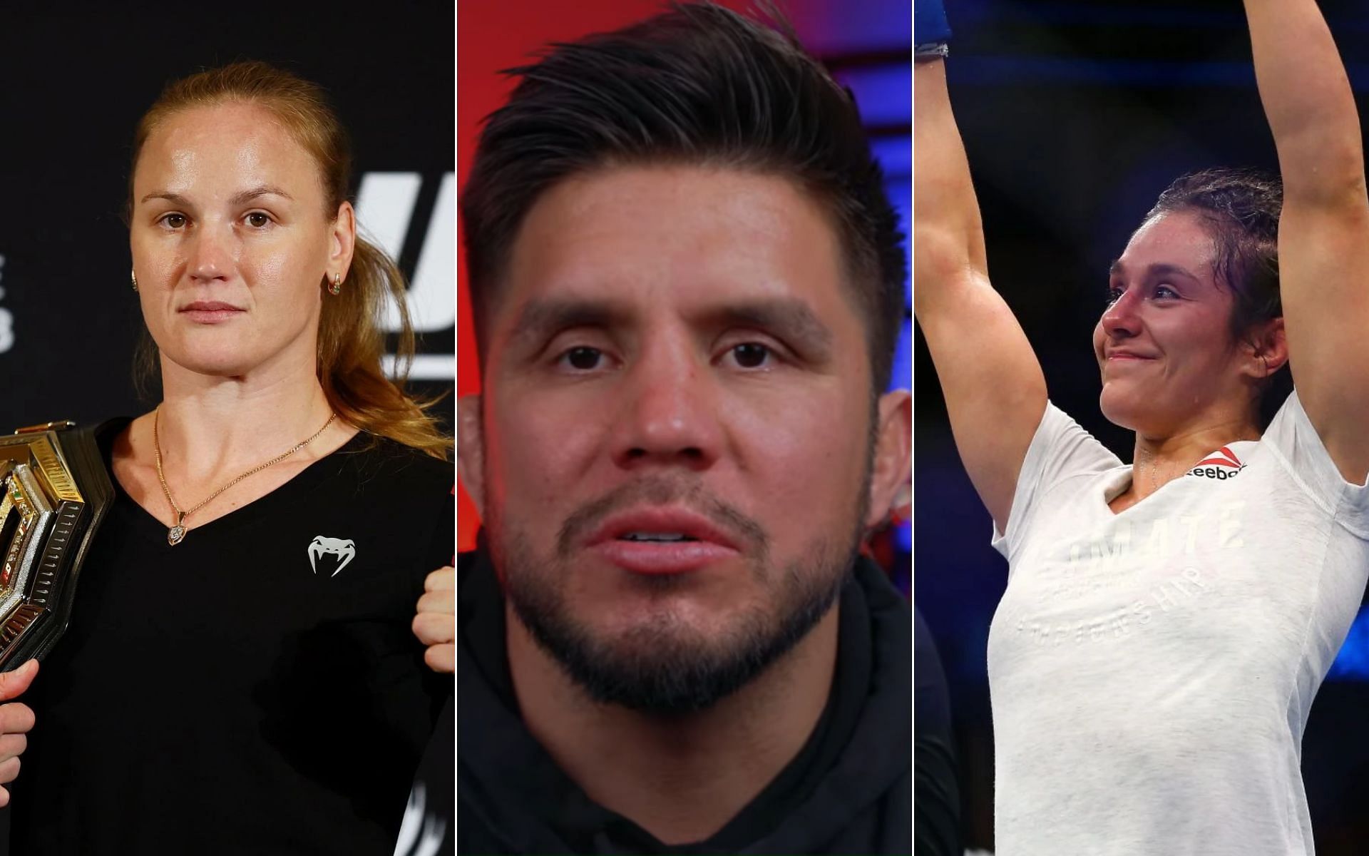 Valentina Shevchenko (Left), Henry Cejudo (Middle), and Alexa Grasso (Right) [Photo credit: Henry Cejudo - YouTube]