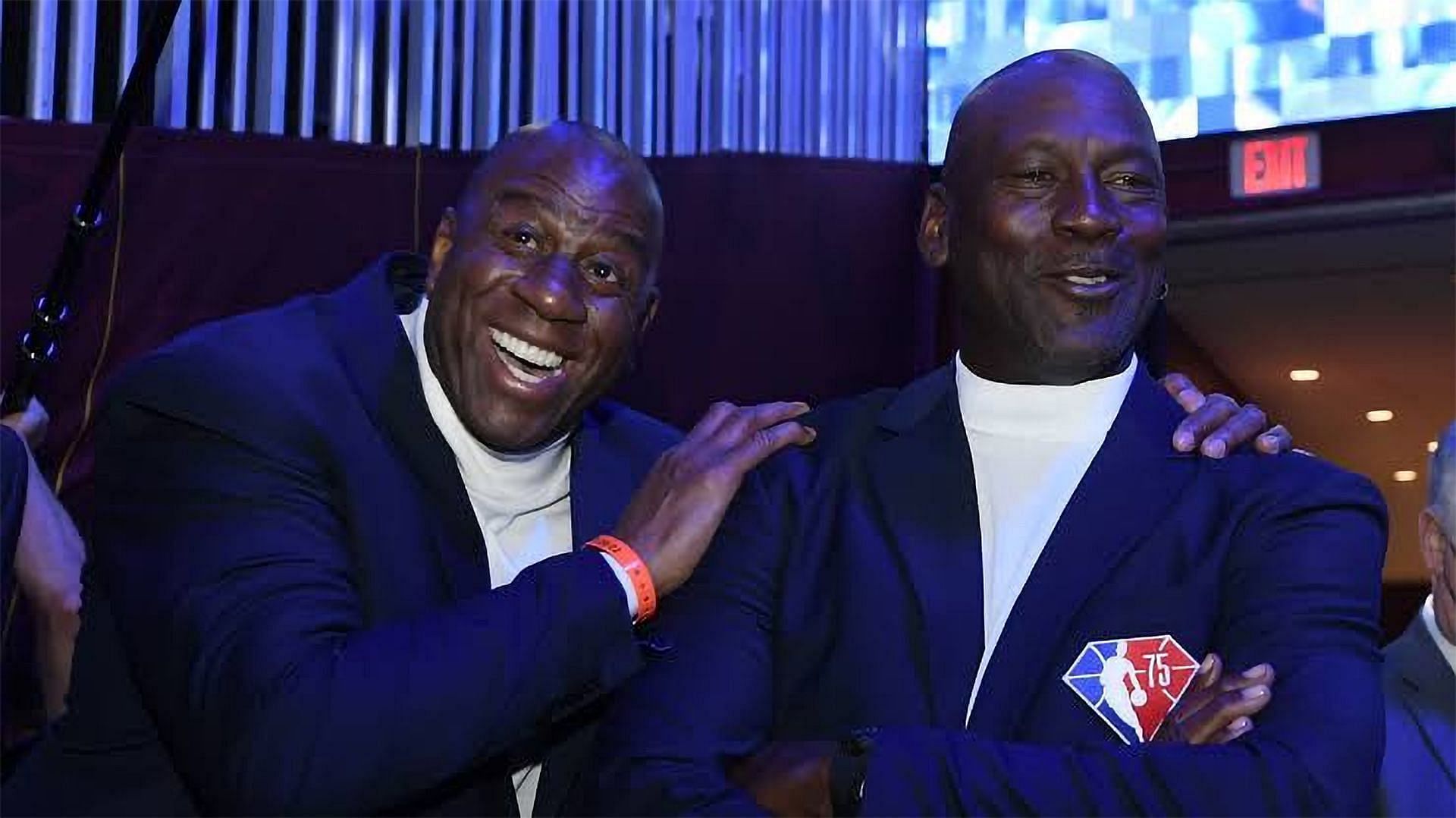 Magic Johnson and Michael Jordan (Photo: Getty Images)
