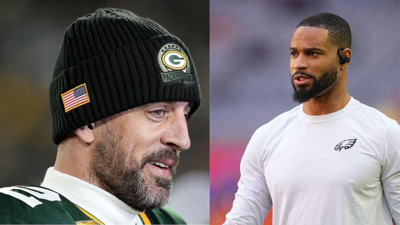 Aaron Rodgers and Darius Slay