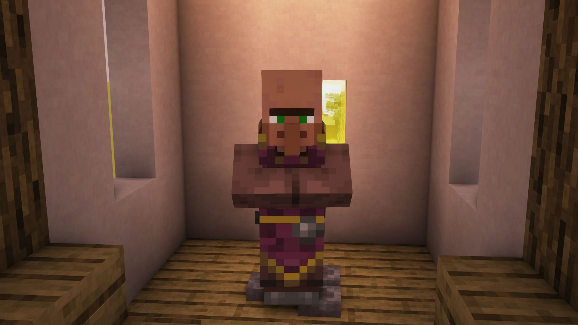 A cleric in Minecraft (Image via Mojang)