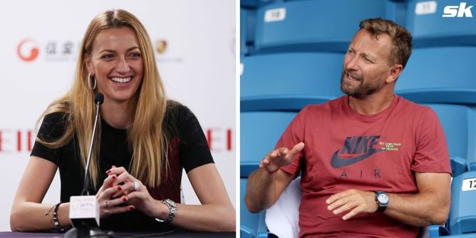 Petra Kvitova jokes about her fiance and coach Jiri Vanek having a lot to say about challenging aspects of dealing with her