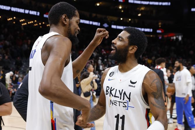 Brian Windhorst reveals the extent of disconnect between Kyrie Irving and Kevin Durant: "He didn't even look in Kyrie's Direction"