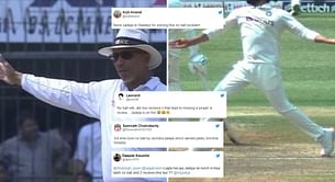 "Lunch ni kiya tabhi no ball and 2 reviews kha liye" - Fans troll Ravindra Jadeja for no ball and burning two reviews on Day 1 of IND vs AUS 3rd Test