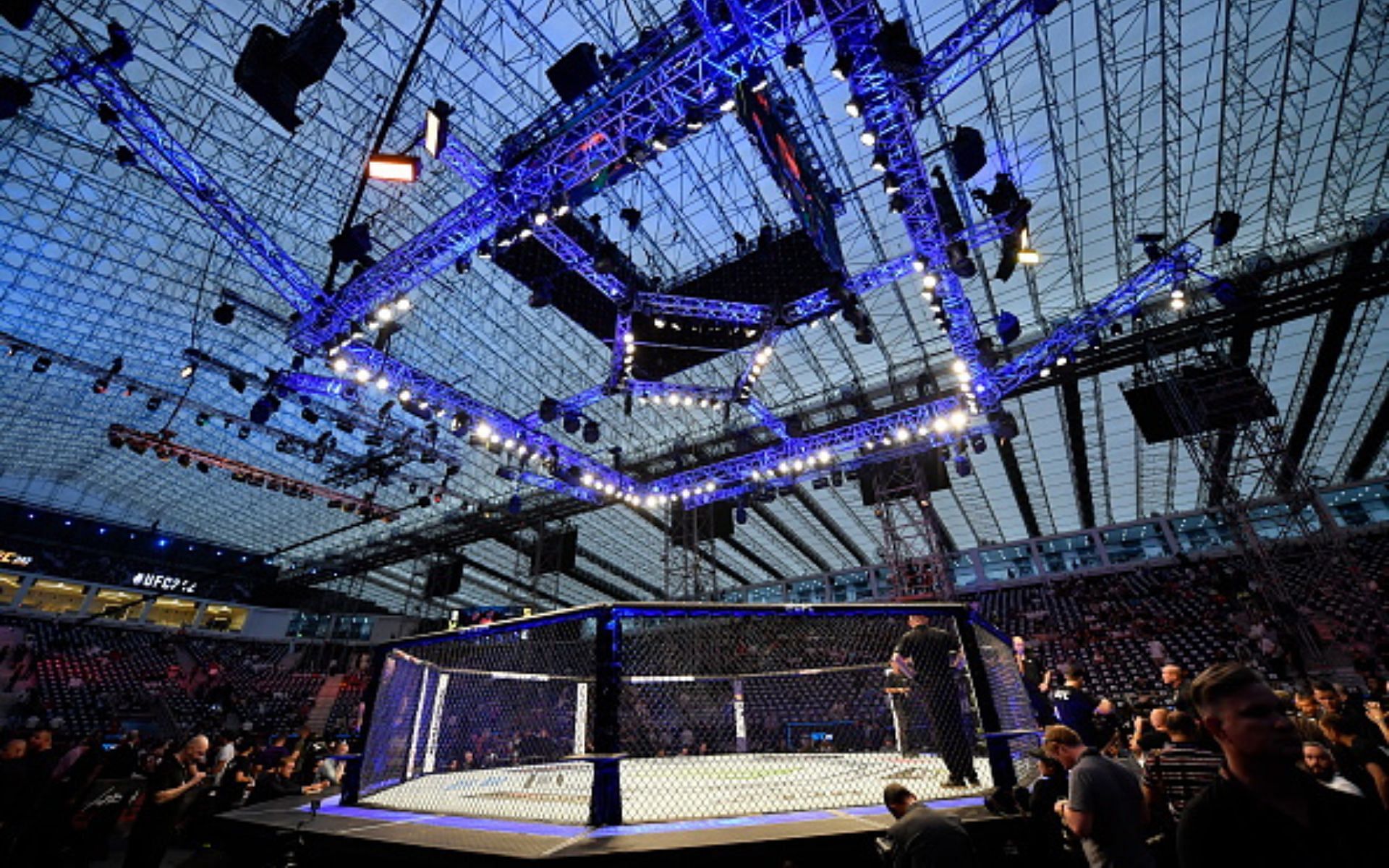 UFC octagon [Image courtesy: Getty]