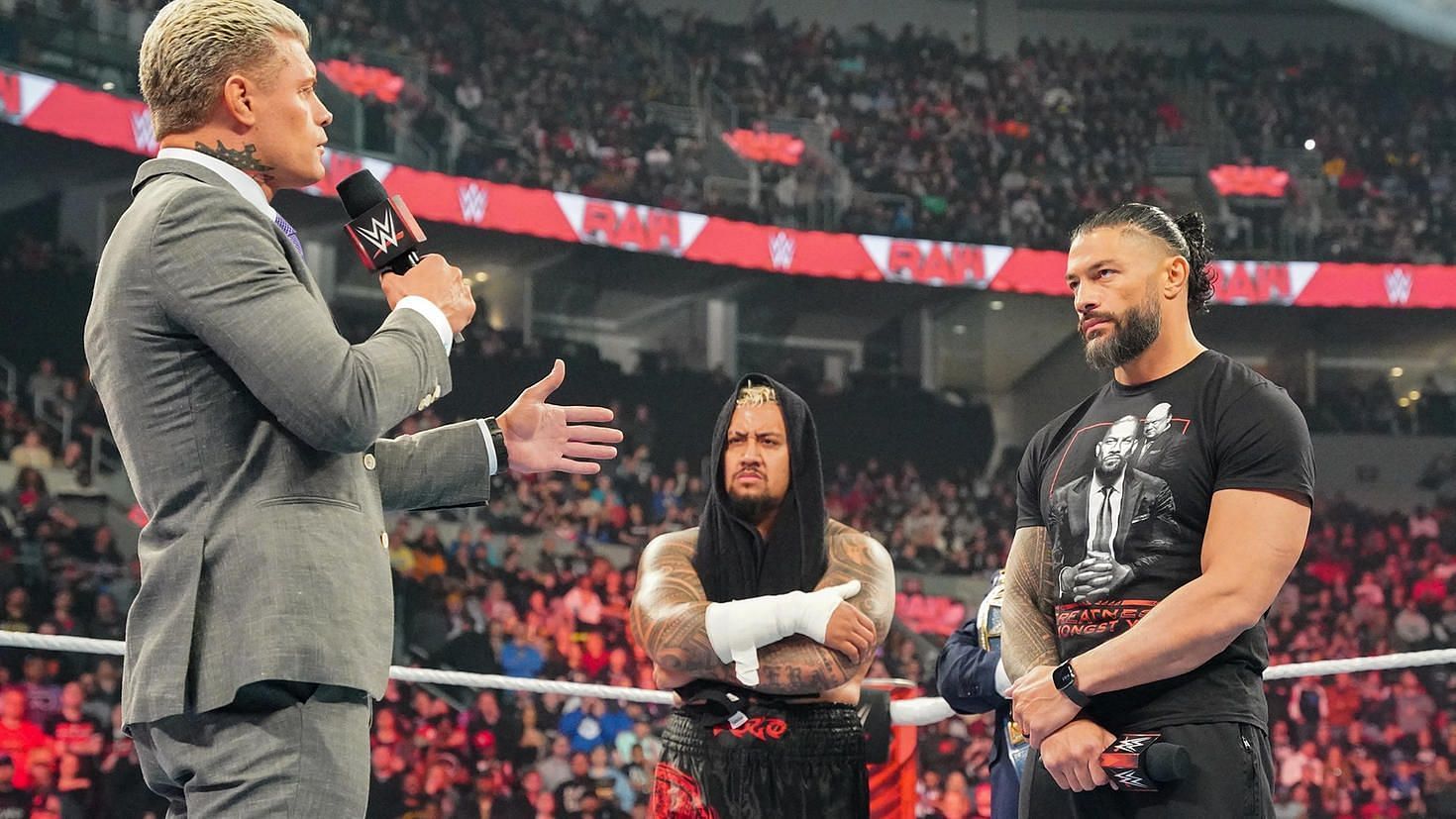 Cody Rhodes and Roman Reigns came face-to-face on RAW this week