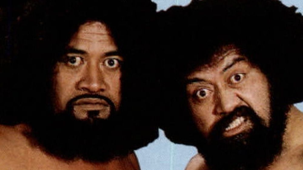 The Wild Samoans were induced into the WWE Hall of Fame in 2007