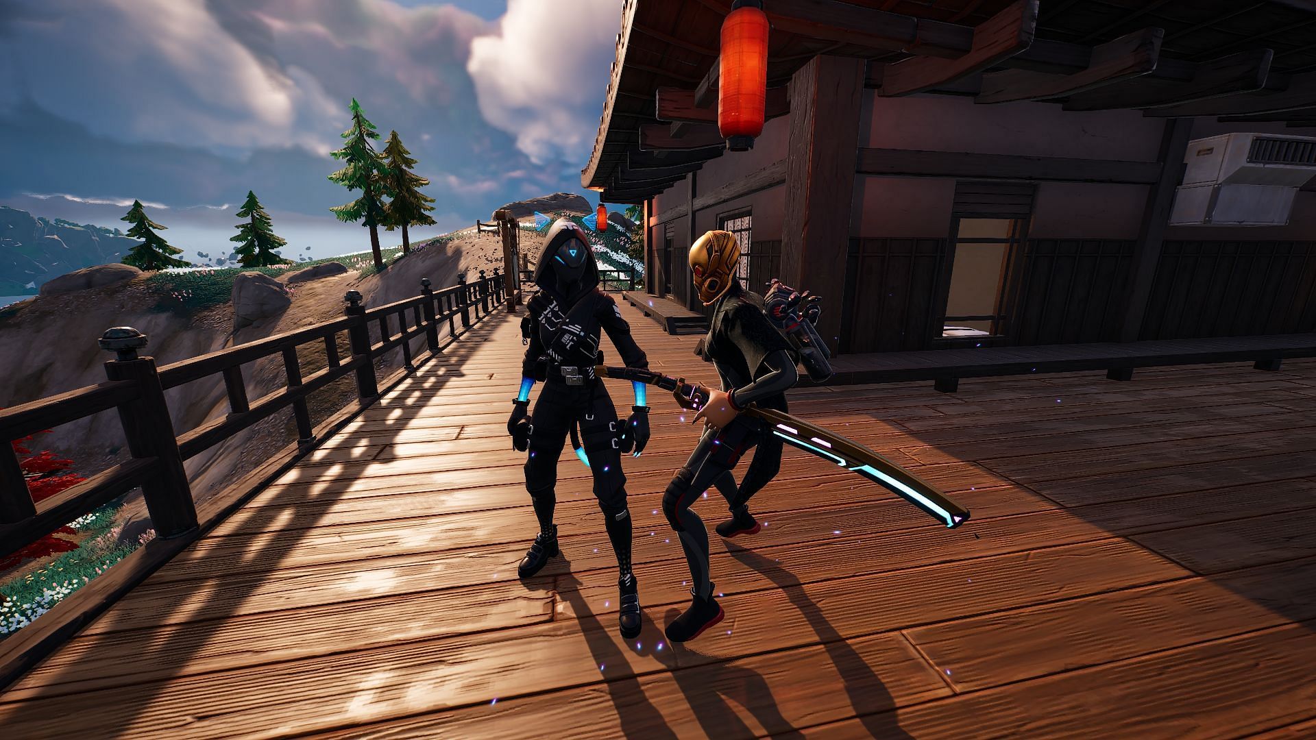 Sticking with NEURALYNX means sticking to the shadows (Image via Epic Games/Fortnite)