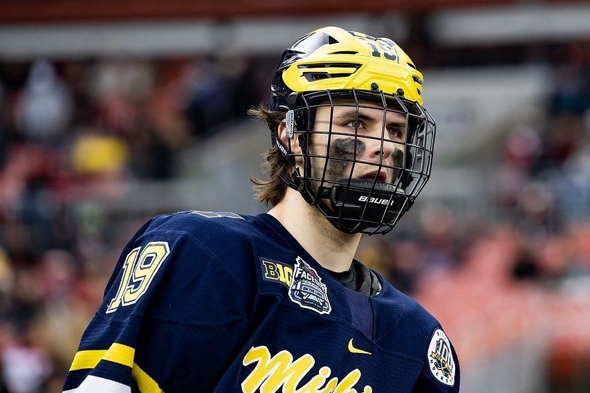 Adam Frantilli and the Michigan Wolves will be looking to make a deep run during the Frozen Four