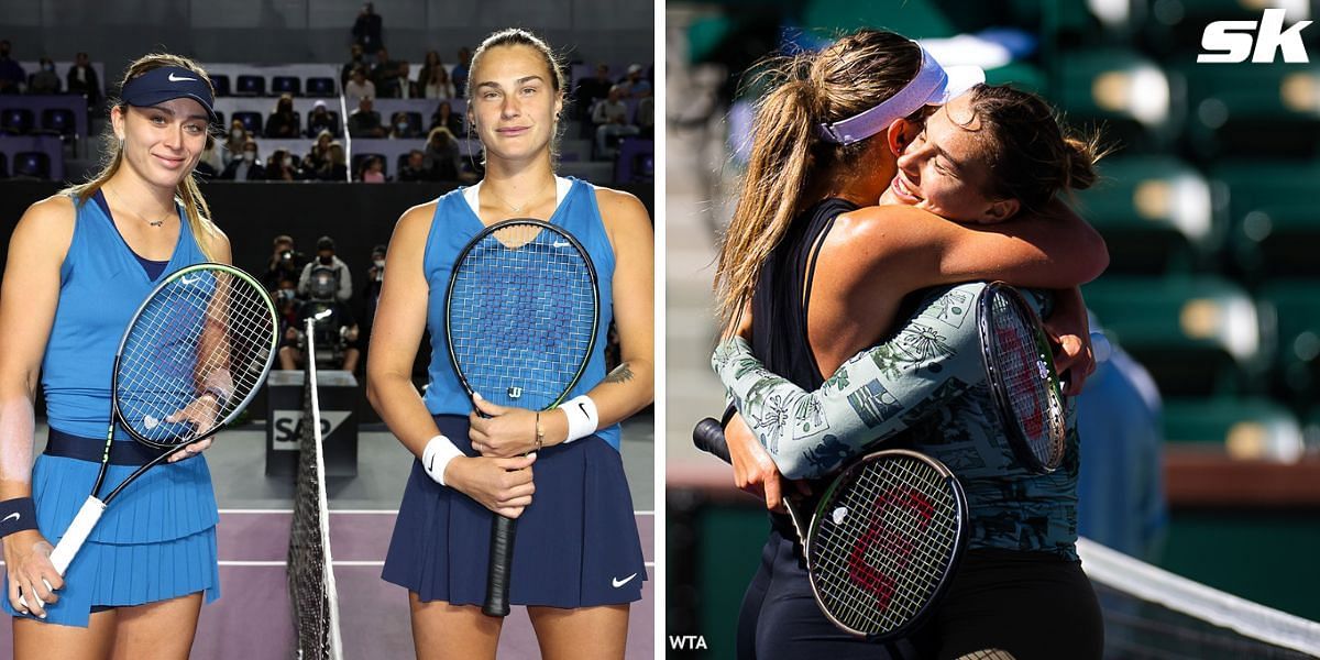 Paula Badosa and Aryna Sabalenka