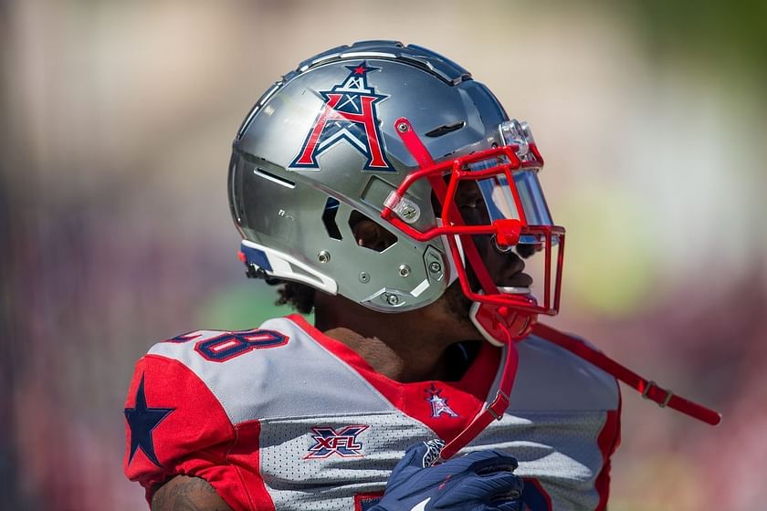 Houston Roughnecks' uniforms, helmet