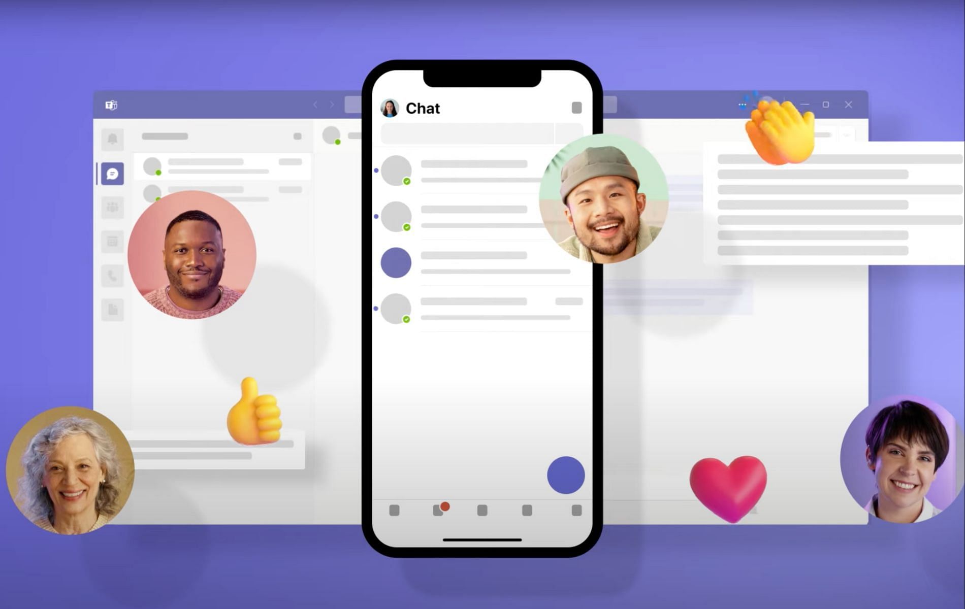 How users can set up Microsoft Teams for their group and start collaborating (Image via Microsoft)