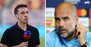 Gary Neville claims Manchester City boss Pep Guardiola is making massive 'mistake' and it is making them look 'vulnerable'