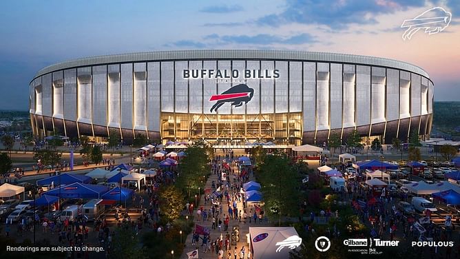 IN PHOTOS: Buffalo Bills drop renderings of swanky new $1.4BN stadium