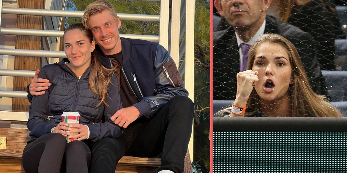 Denis Shapovalov receives girlfriend Mirjam Bjorklund