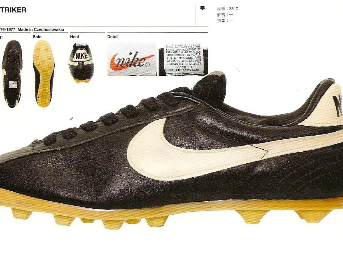 The oldest Nike football Cleat with the Nike logo (Image via Nike)