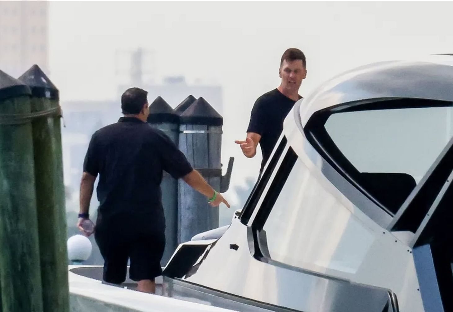 In Photos Tom Brady Spotted In His New 6 Million Luxury Yacht 0105