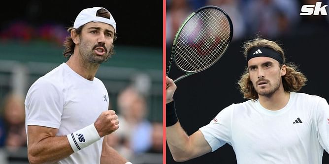 "I started laughing when he was doing that" - Jordan Thompson explains why he enjoyed Stefanos Tsitsipas pumping up the crowd in Indian Wells clash