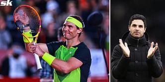 Arsenal manager Mikel Arteta hoping Rafael Nadal will opt to watch his team play over rivals Tottenham Hotspur