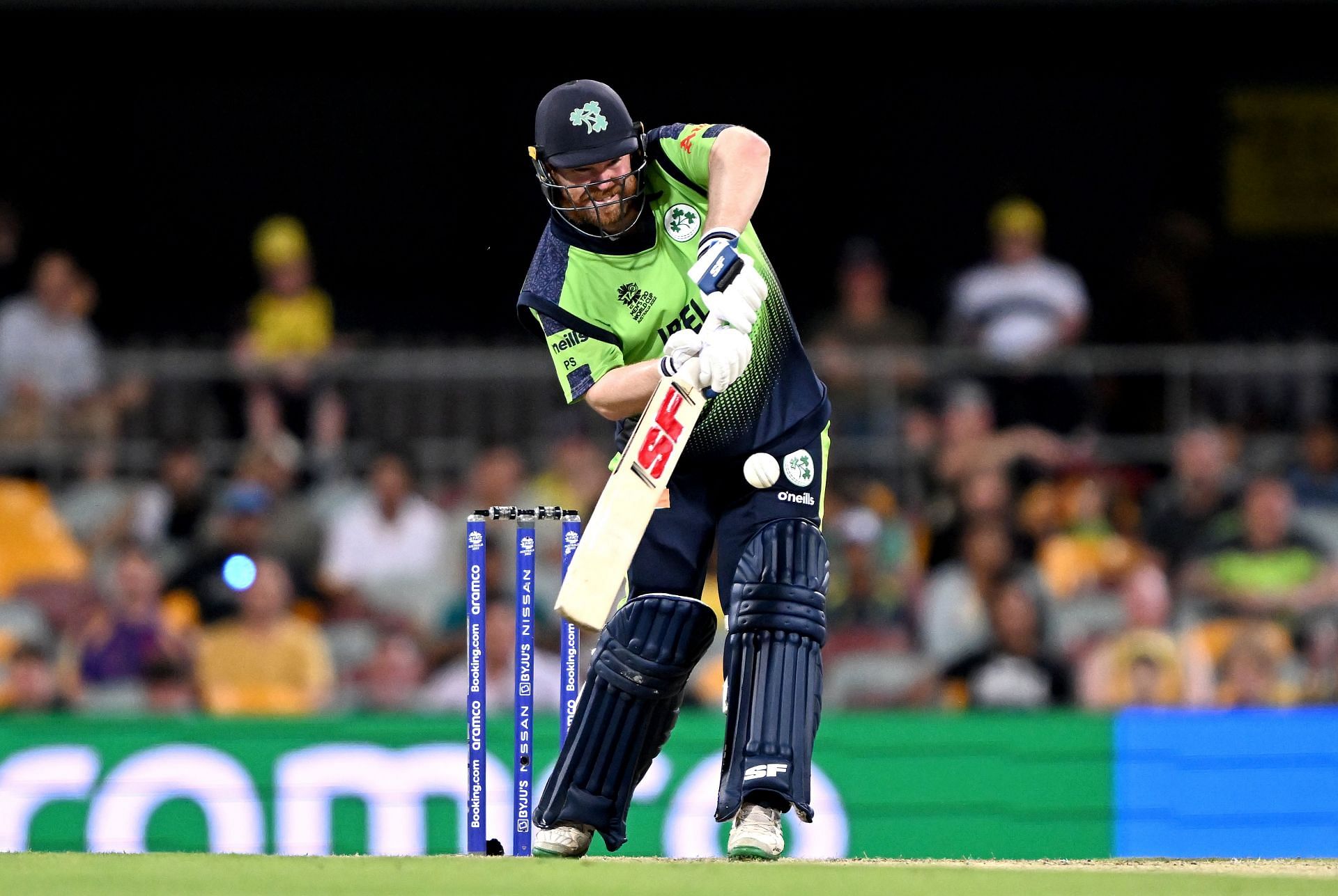 Paul Sirling&#039;s sensational hitting powered Ireland to 93-0 at the end of six overs