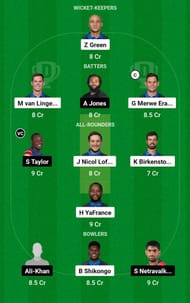 NAM vs USA Dream11 Prediction, Match 1, Head-to-head Team