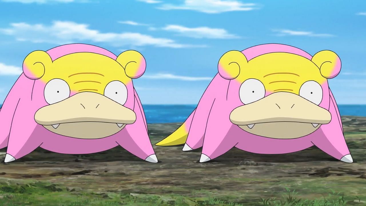 Galarian Slowpoke as they appear in the anime (Image via The Pokemon Company)