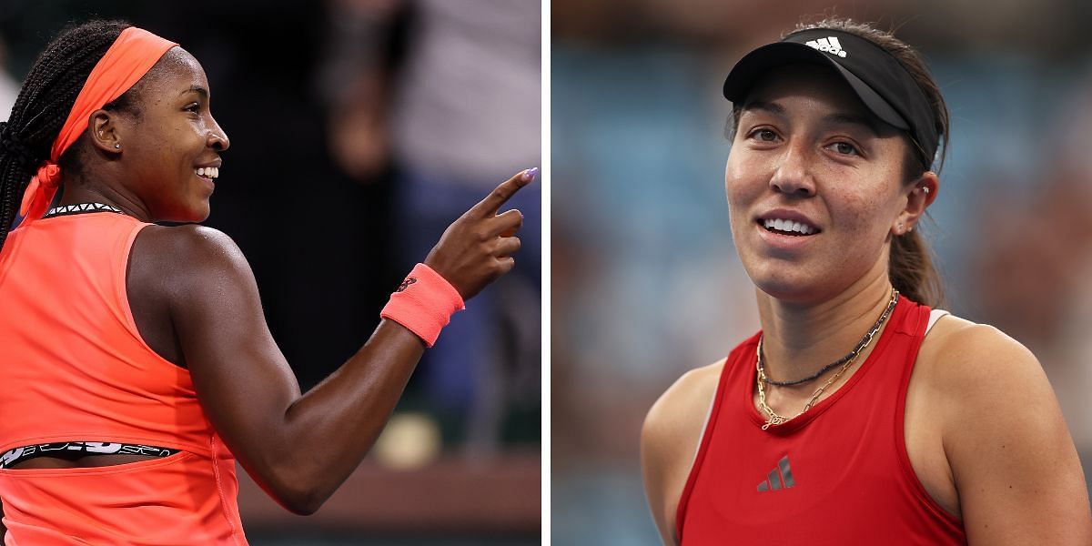 Coco Gauff and Jessica Pegula pictured