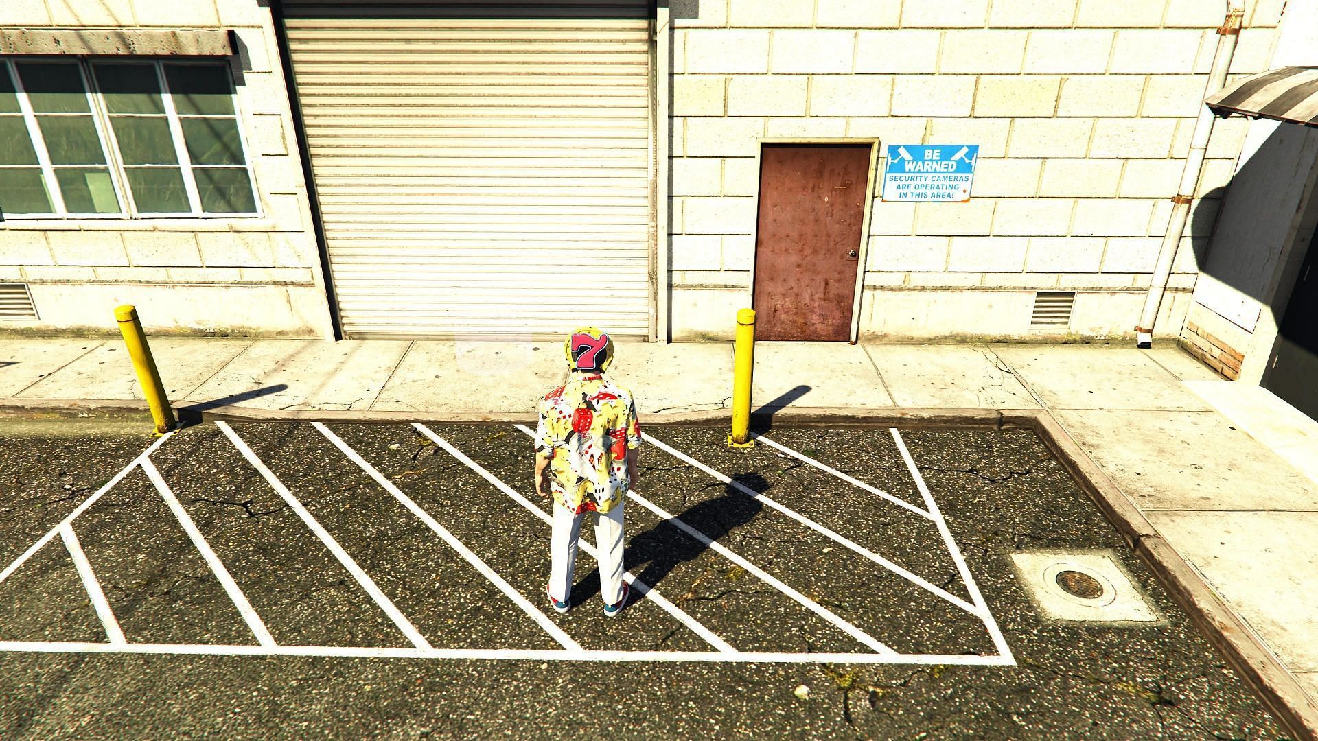 An example of a player going to his garage (Image via Rockstar Games)