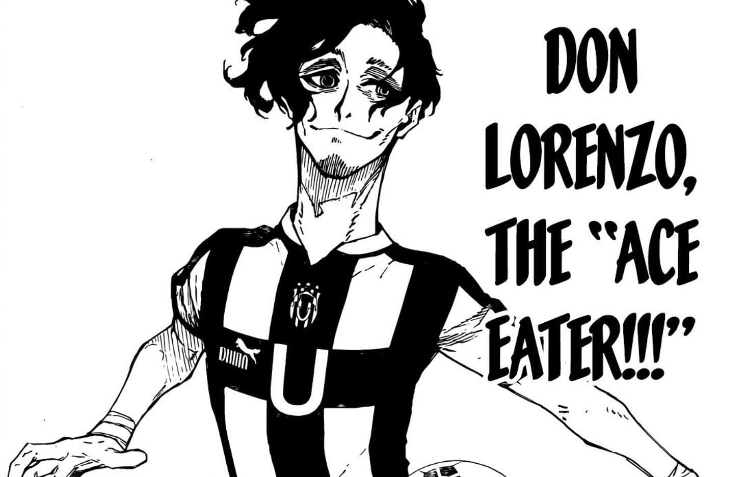 Don Lorenzo as seen in Blue Lock chapter 210 (Image via Kodansha)