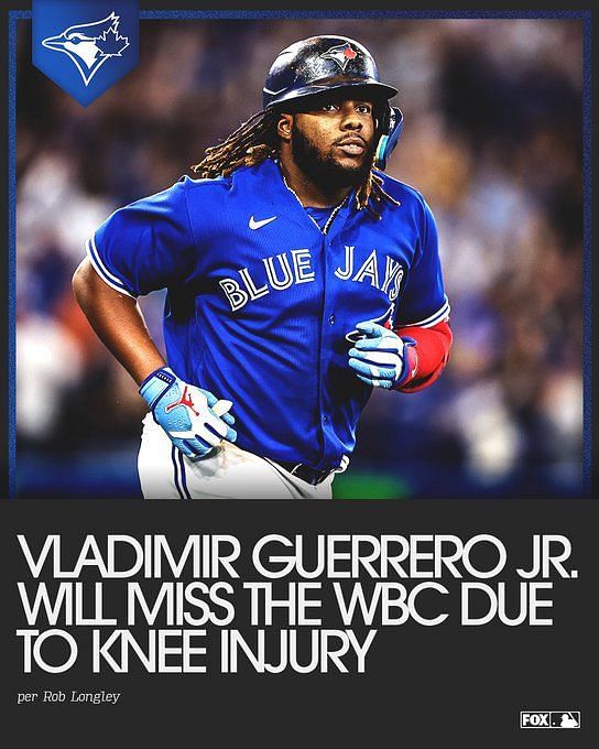 Vladimir Guerrero Jr. off Dominican Republic WBC roster due to knee  inflammation