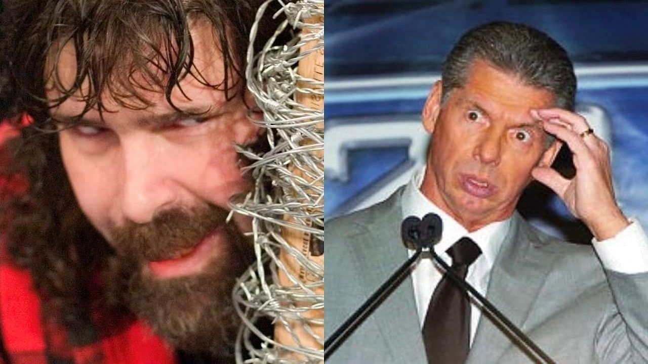 Mick Foley is known for performing high-risk maneuvers during his matches