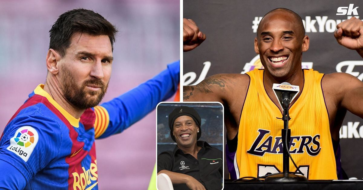Ronaldinho once introduced Lionel Messi to Kobe Bryant