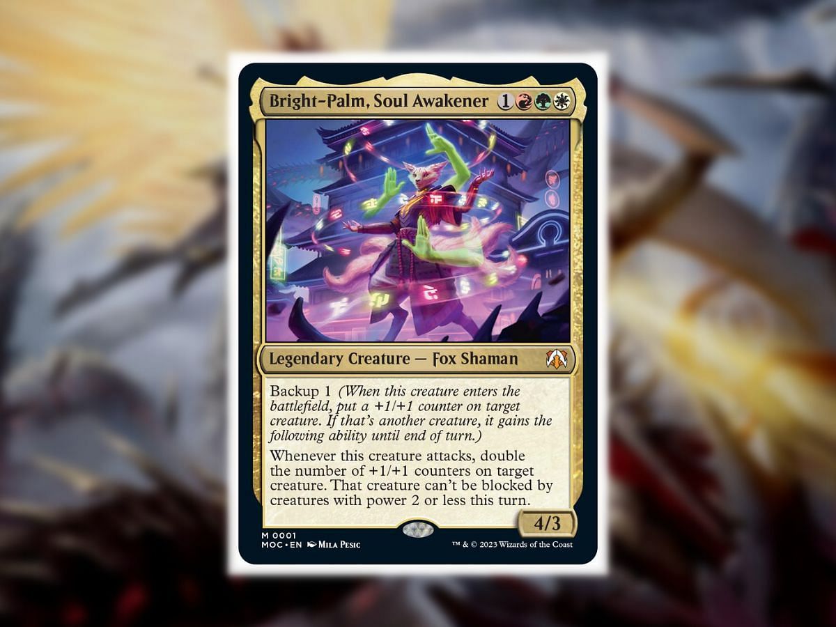 Bright-Palm, Soul Awakener in Magic: The Gathering (Image via Wizards of the Coast)
